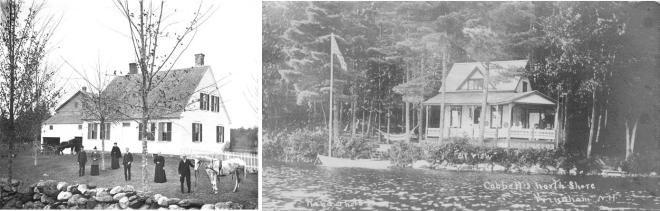 The Harris Homestead and North Shore of Cobbett's Pond