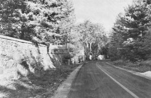 Indian Rock Road prior to the 1950's Reconstruction