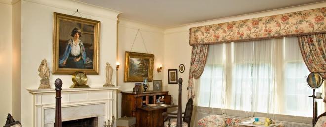 "Gerraldine J." now hangs of over a bedroom fireplace in the Wilson House in Washington D.C.