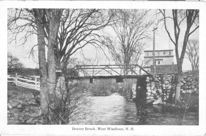 New metal bridge at the same location on Mammoth Road 