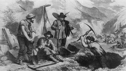 Bessell joined the adventure in California searching for gold and stayed over 10 years.