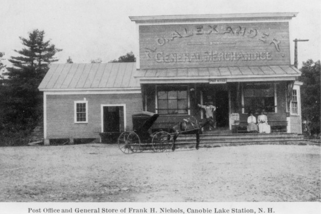 Alexander's Store and Canobie Lake post office.