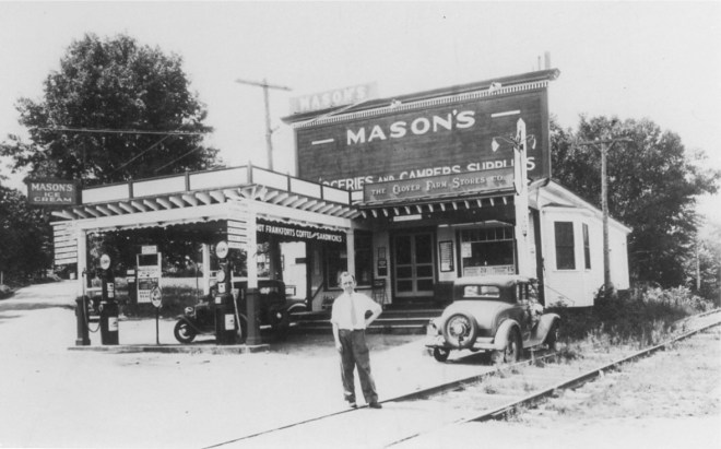 Mason's Store: Range Road and Route 28, Windham/Salem Line.